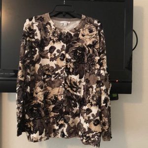 Isaac mizrahi live button up sweater